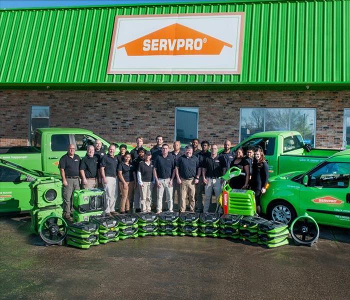 Call Servpro of East Baton Rouge - team photo outside of franchise office