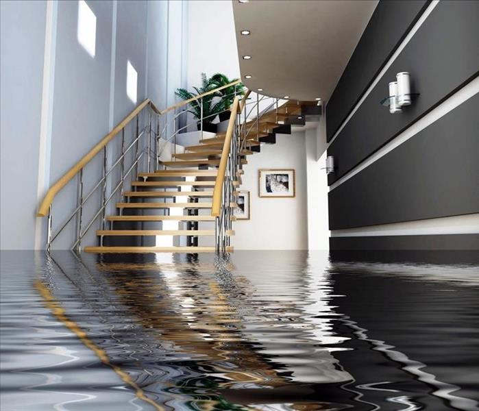 Commercial Water Damage in Downtown Baton Rouge 
