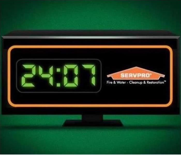 SERVPRO provides 24 hour response time with quick arrival and response time with verbal briefings. 